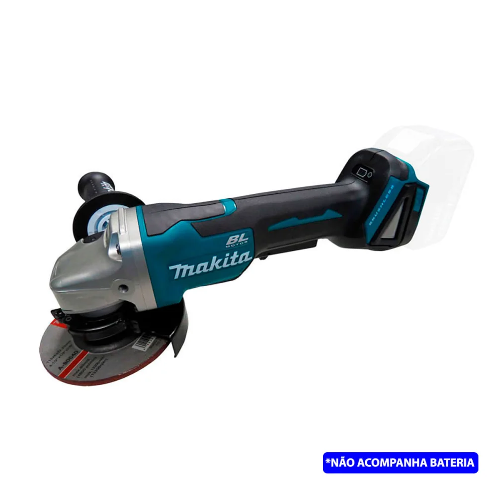 Esmerilhadeira Angular 115mm à Bateria Não acompanha18V DGA458ZX1 Makita