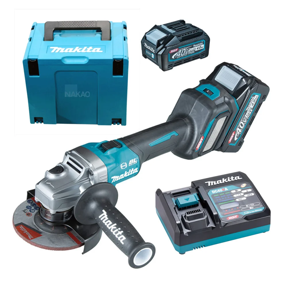 Esmerilhadeira Angular 125mm à Bateria e 2 Baterias 40V GA023GM201 Makita