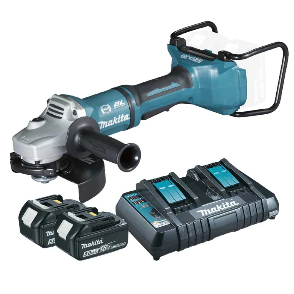 Esmerilhadeira Angular à Bateria 36V 180mm DGA700PT2 Makita 220 Volts