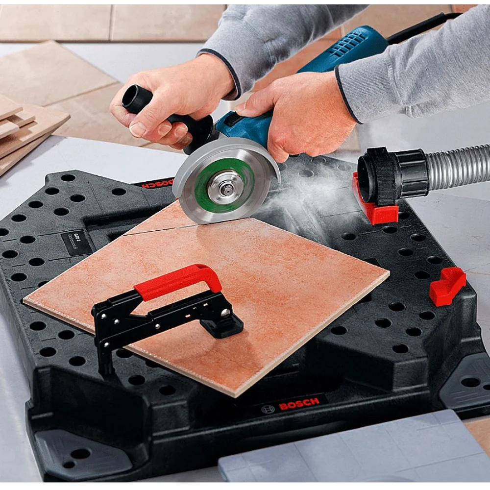 Esmerilhadeira Angular GWS 7-115 750 Watts e Bolsa para Transporte Bosch 110 Volts