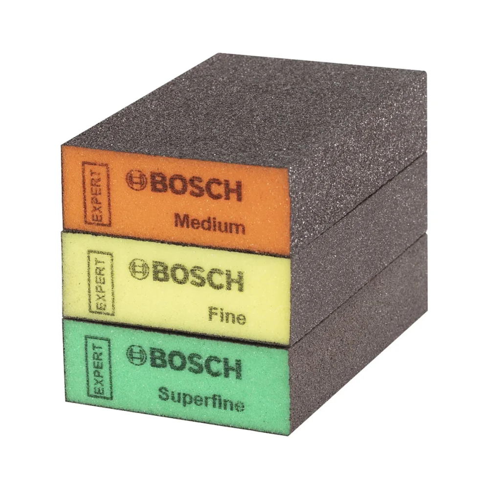Esponja Abrasiva S471 69x26x97mm 3 Peç Standard Bosch