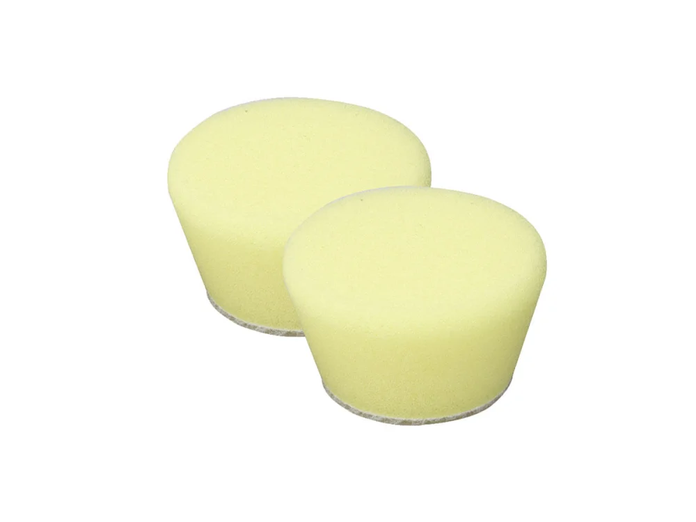 Esponja de Polimento Profissional 29077 2 Peç Médio Amarelo Proxxon