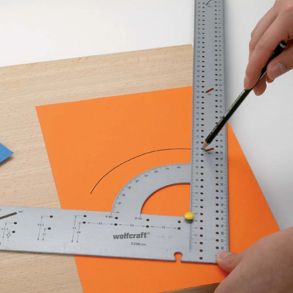 Esquadro Gabarito Universal 500mm 520600 Wolfcraft