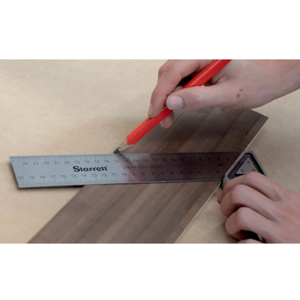 Esquadro para Carpinteiro com Cabo de Alumínio Nº53m 300mm K53M-300-S Starrett