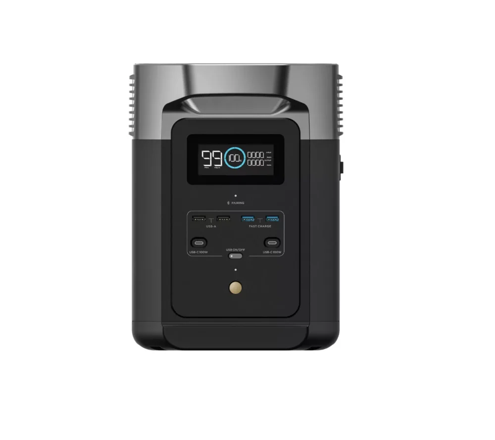 Estação de Energia Power Portátil 2048Wh Delta 2 Max Ecoflow