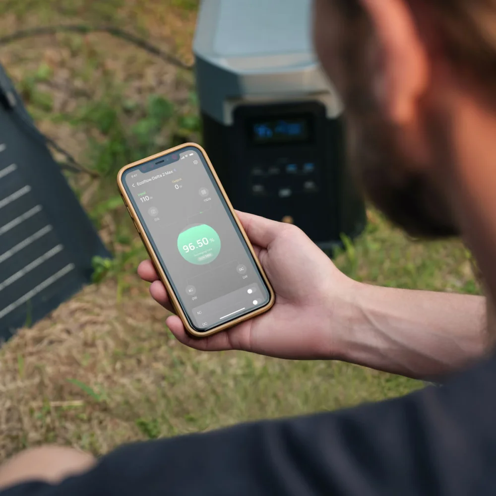 Estação de Energia Power Portátil 2048Wh Delta 2 Max Ecoflow