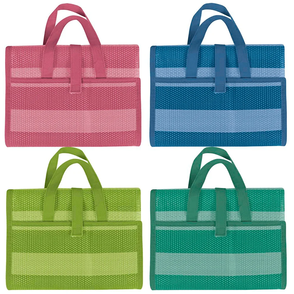 Esteira de Praia que Vira Bolsa 1,5mX 2m Polipropileno 3663 Mor Sortida