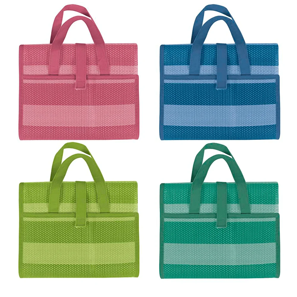 Esteira de Praia que Vira Bolsa 1,80mx90cm Polipropileno 3655 Mor Cores Sortidas