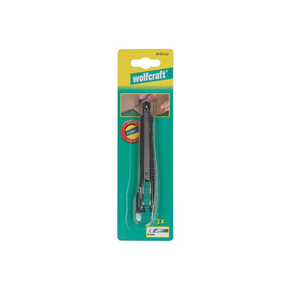 Estilete com Lâminas de 9mm 414100 Wolfcraft