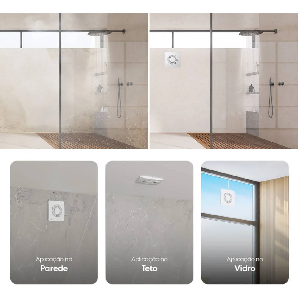 Exaustor de Ar 100mm Monofásico Elgin