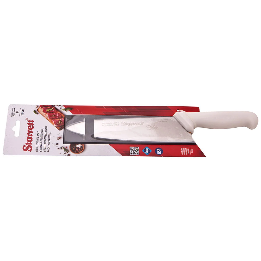 Faca para Carne Lâmina Curvada Larga 20cm Starrett
