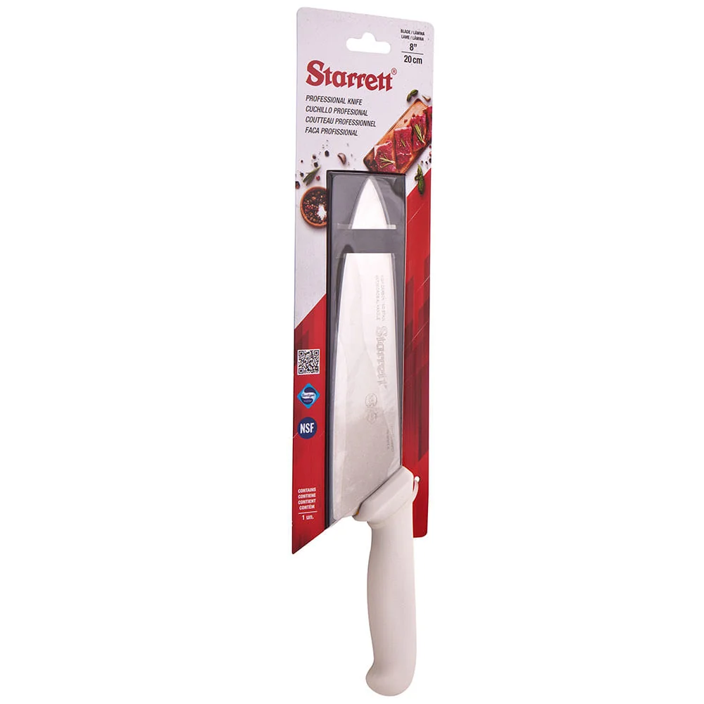 Faca para Carne Lâmina Curvada Larga 20cm Starrett