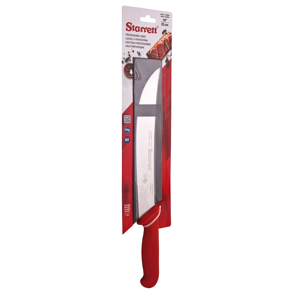 Faca para Carne Lâmina Curvada Larga 25cm Starrett