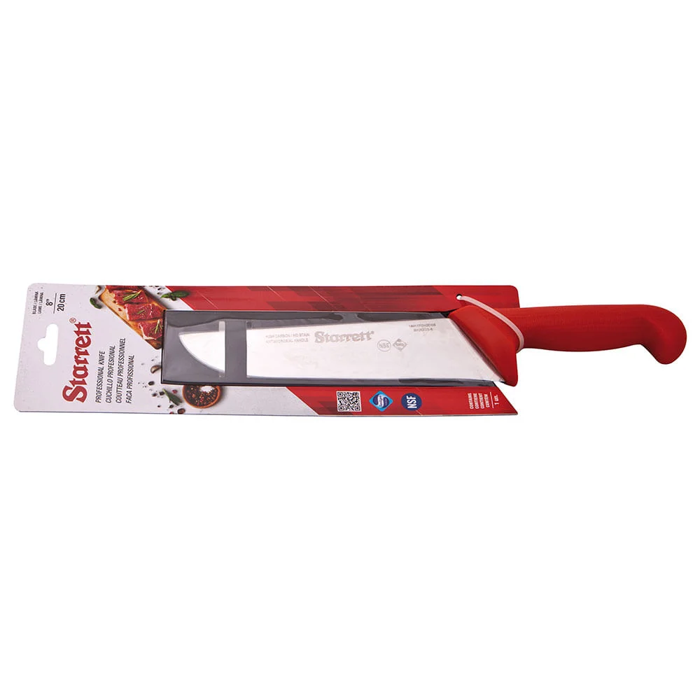 Faca para Carne Lâmina Reta Larga 20cm Starrett