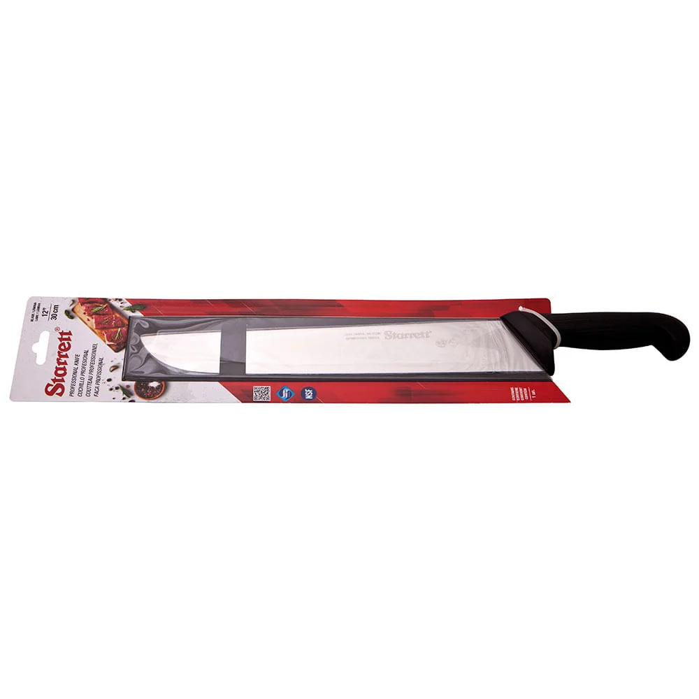 Faca para Carne Lâmina Reta Larga 30cm Starrett