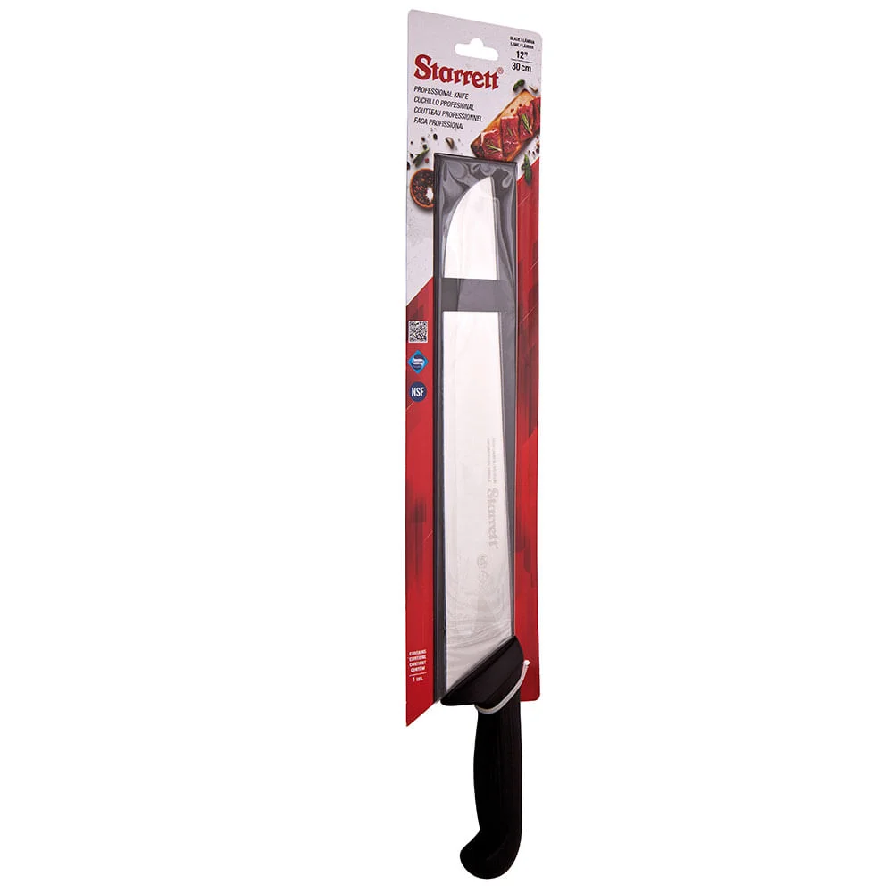 Faca para Carne Lâmina Reta Larga 30cm Starrett
