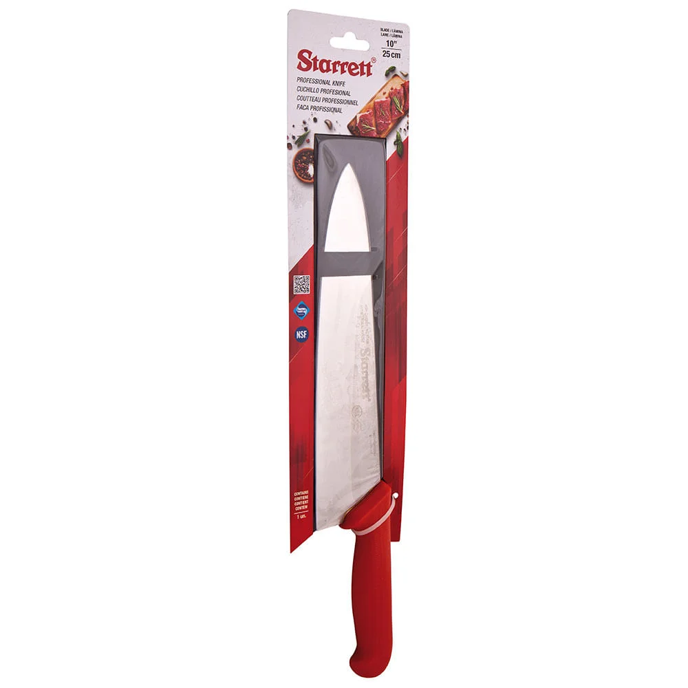 Faca para Carne Lâmina Triangular Larga 25cm Starrett