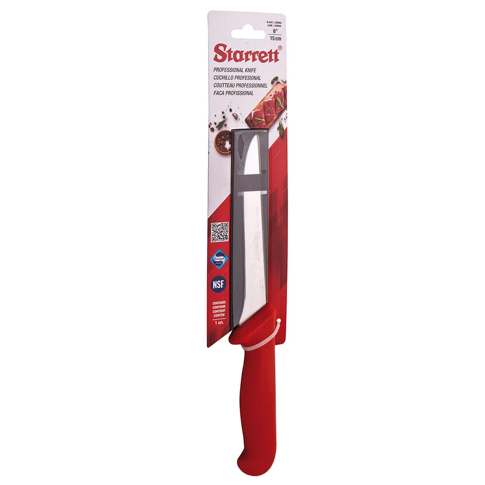 Faca para Desossa Lâmina Reta Estreita 15cm Starrett