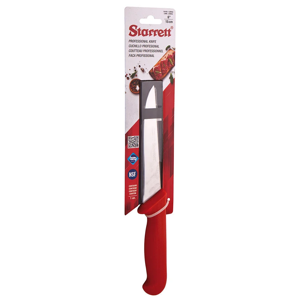 Faca para Desossa Lâmina Reta Larga 15cm Starrett