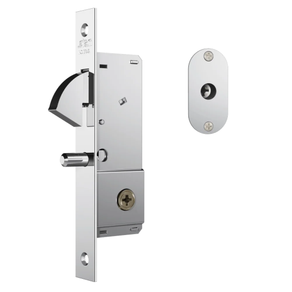 Fechadura 1940 Espelho Inox 33808 Stam