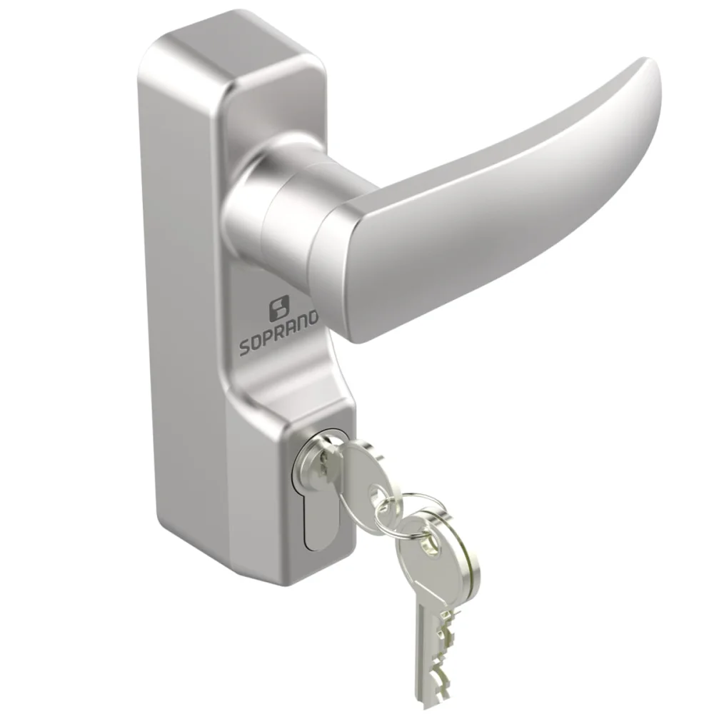 Fechadura 5124 Barra Antipânico Prata 03009.5124.09 Soprano