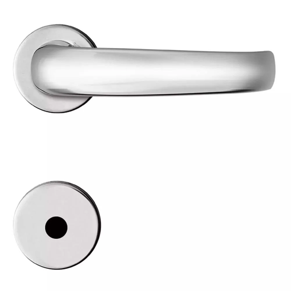 Fechadura Banheiro 5400 R66 Cromado - MZ271 - Papaiz Fechadura Banheiro 5400 R66 Cromado - MZ271 - Papaiz