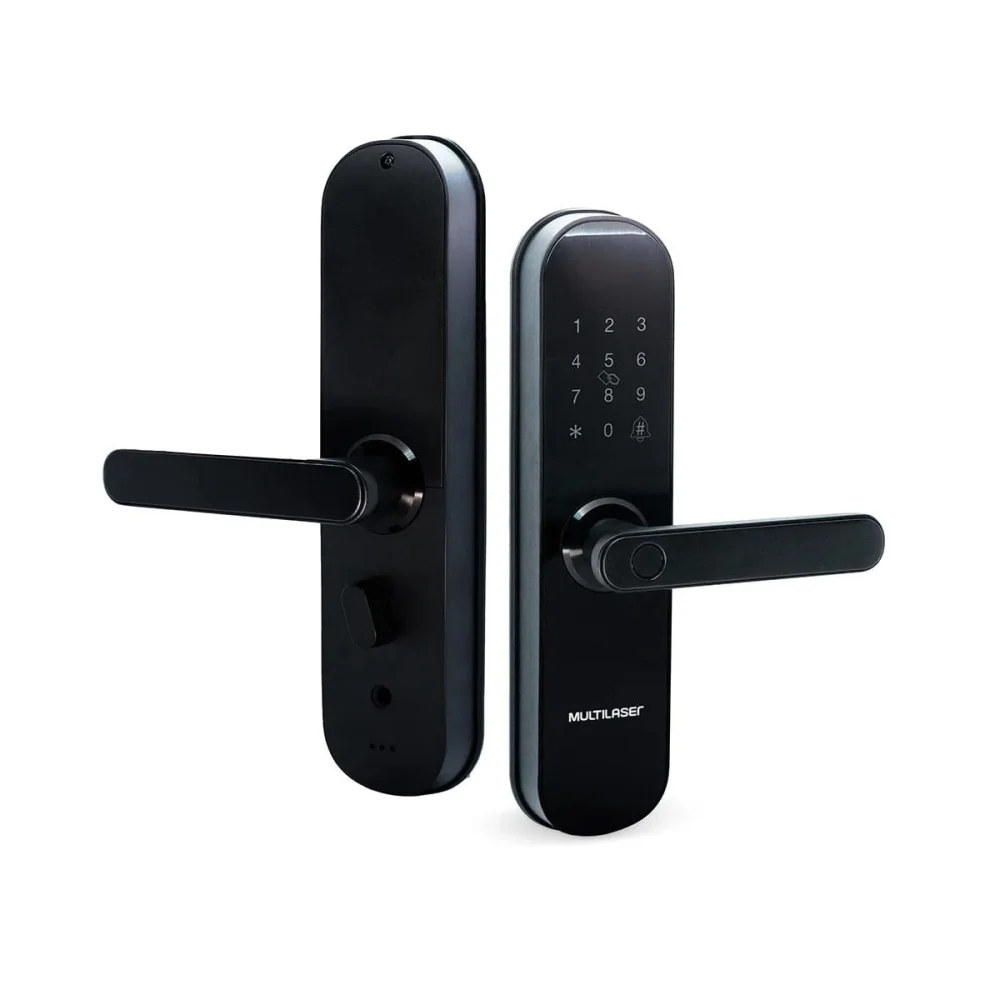 Fechadura Biométrica e Senha Inteligente Wi-Fi Liv-SE233 Multilaser