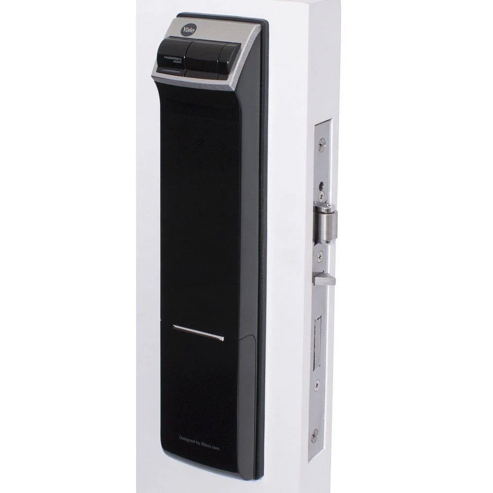 Fechadura Digital Biométrica Embutir YDM 4109 RL Sem Maçaneta 05404000-0 Yale