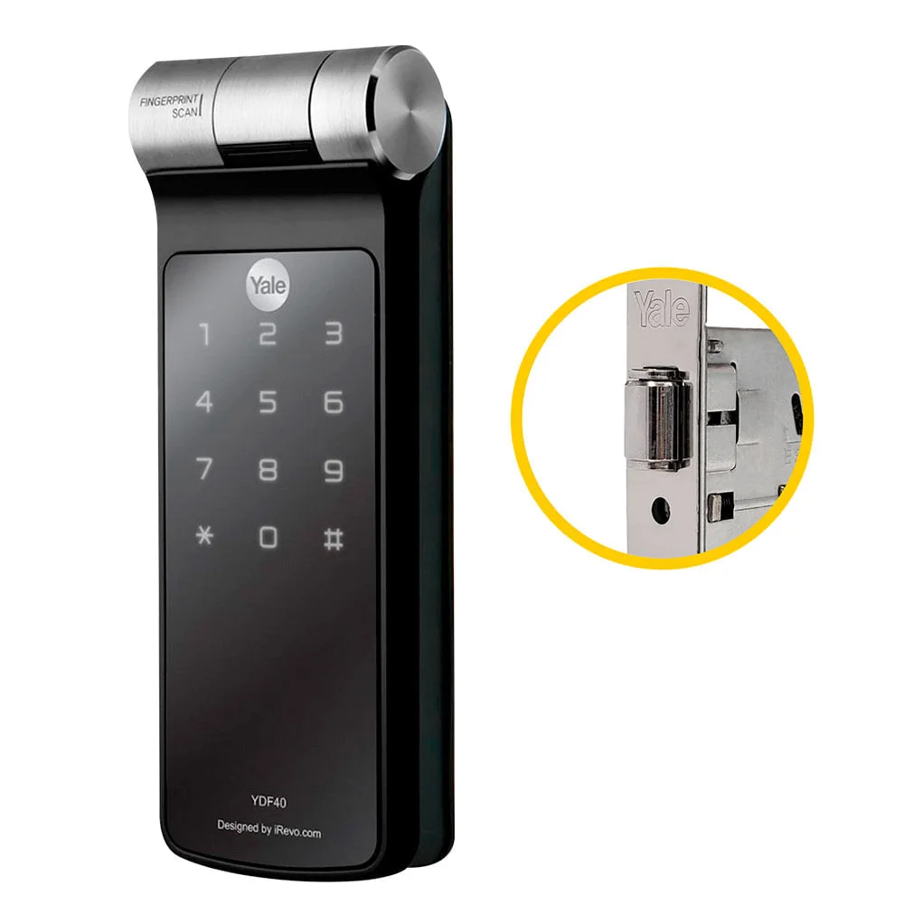 Fechadura Digital com Biometria YDF 40 RL 05442039-0 Yale