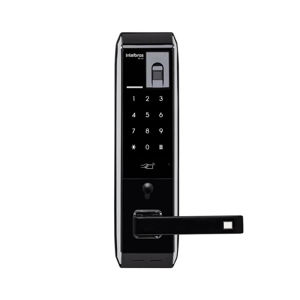 Fechadura Digital de Embutir com Biometria FR330 Intelbras