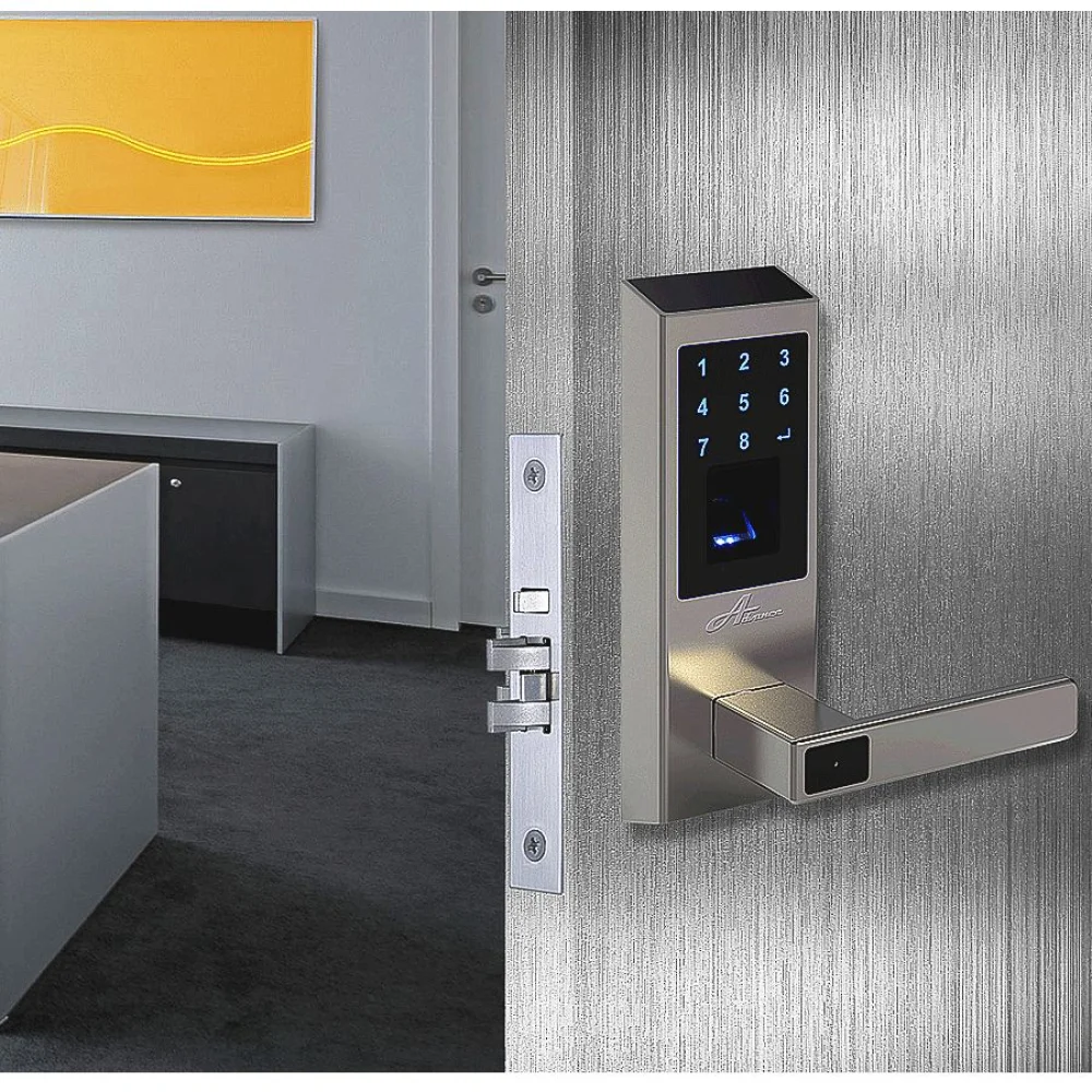 Fechadura Digital Embutir Advance BIO D TECH Inox 7300 Milre