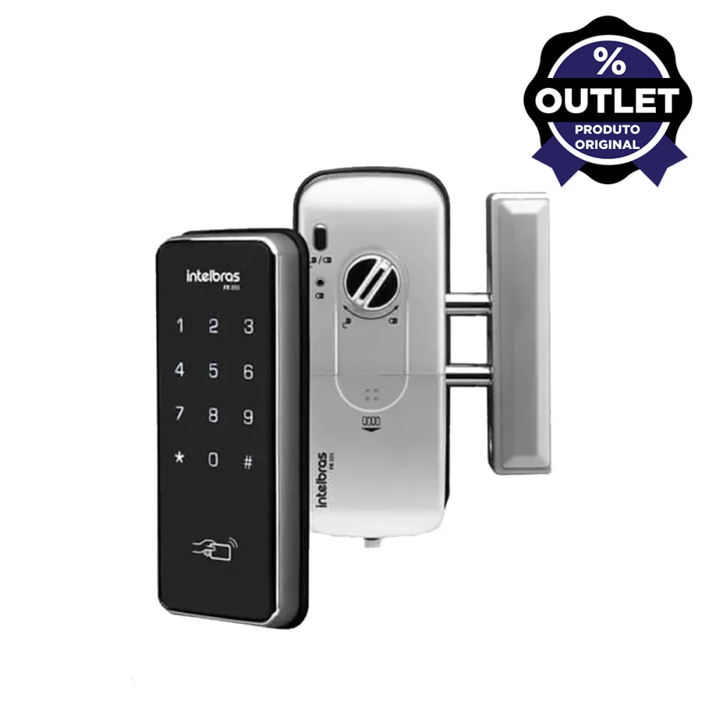 Fechadura Digital FR201 4674007 Intelbras Outlet