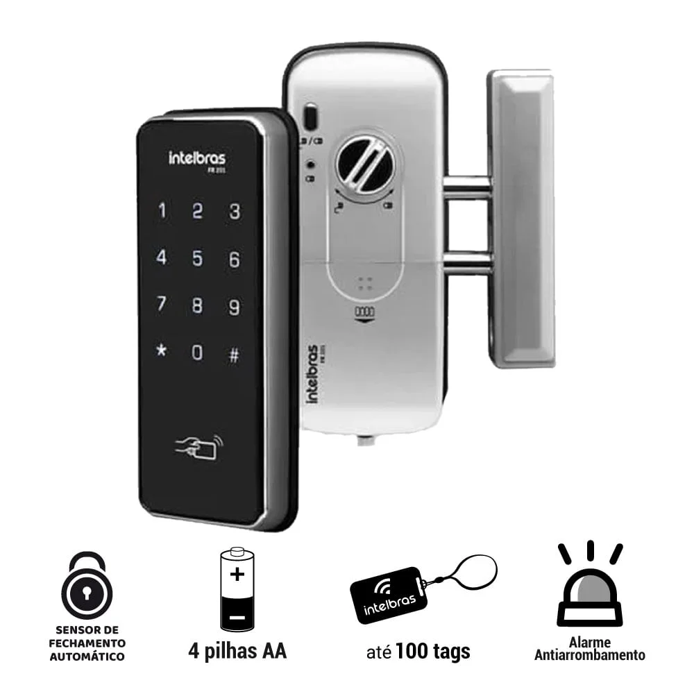 Fechadura Digital FR201 4674007 Intelbras