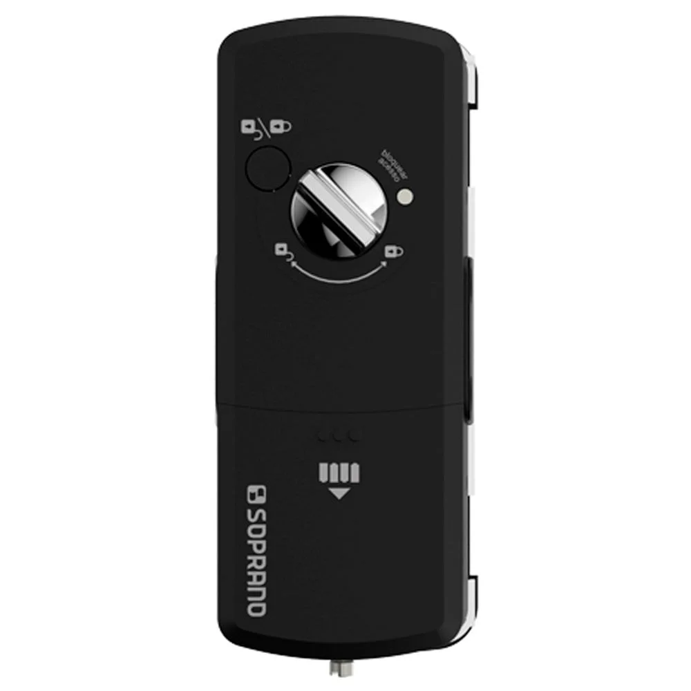 Fechadura Digital para Vidro com Senha e Chaveiro FVD301 Soprano