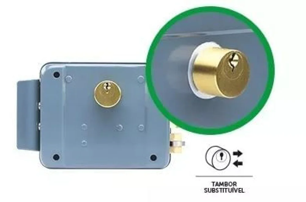 Fechadura Elétrica de Cilindro Fixo FX 2000 4679000 Intelbras