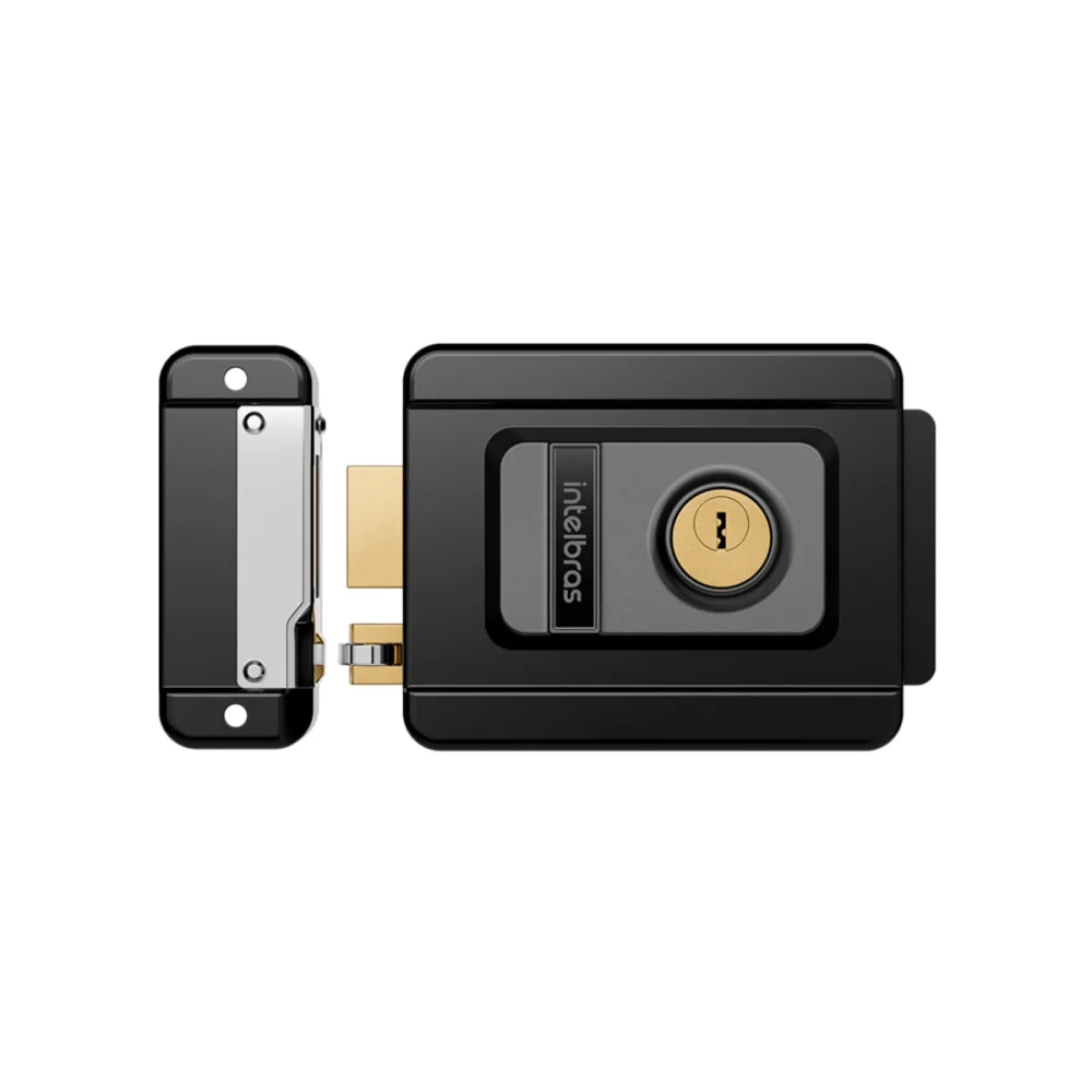 Fechadura Elétrica Preta FX 1500 Intelbras