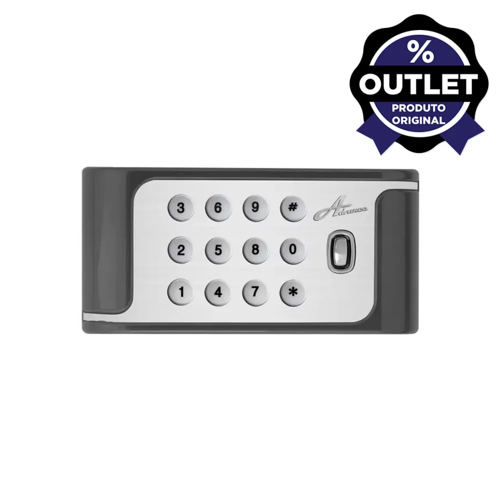 Fechadura Eletrônica Horizontal para Móveis e Gavetas Tech 1001H Milre Outlet