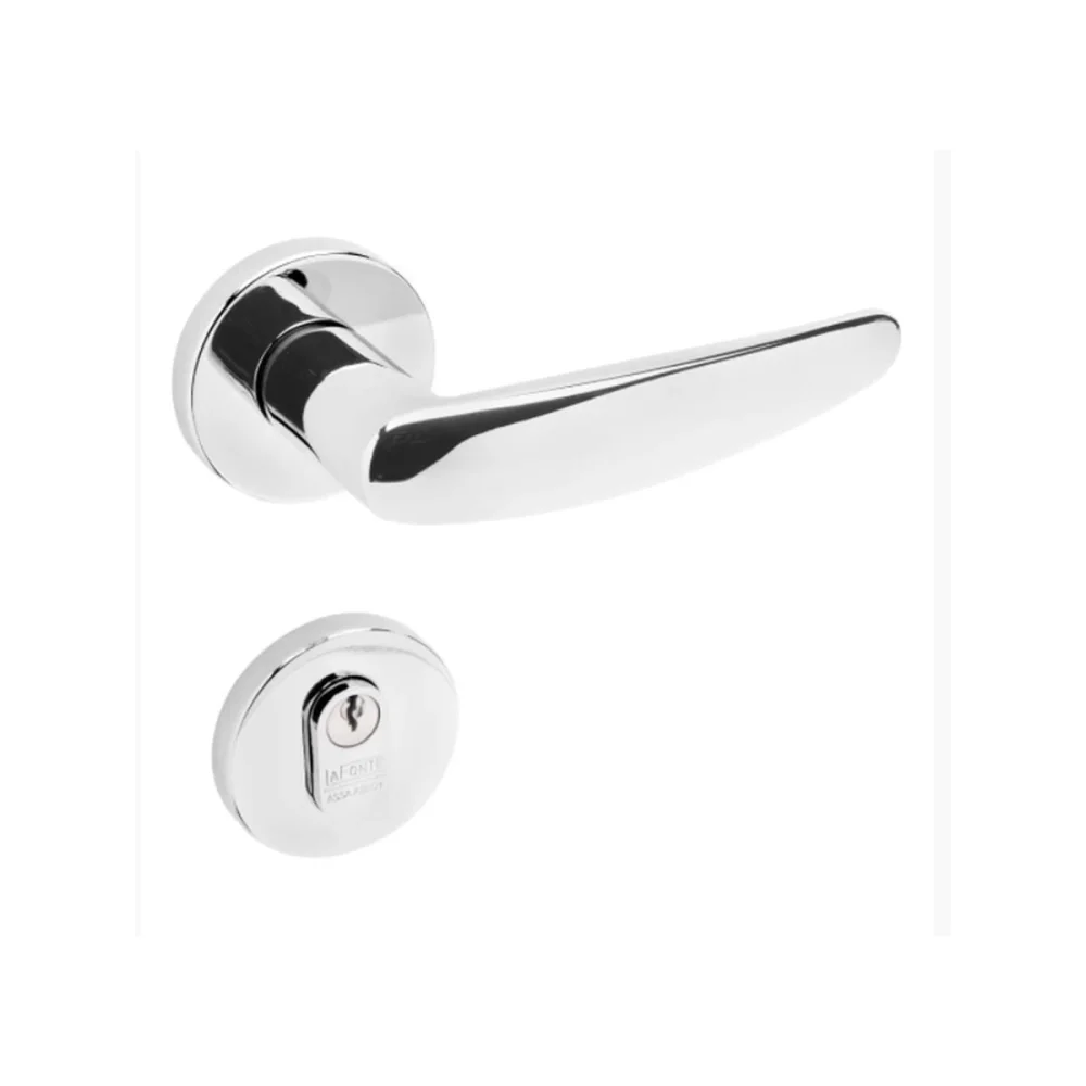 Fechadura Externa 515P ST2 55 R307IN Zamak Cromado - La Fonte - 28303008-0 Fechadura Externa 515P ST2 55 R307IN Zamak Cromado - La Fonte - 28303008-0