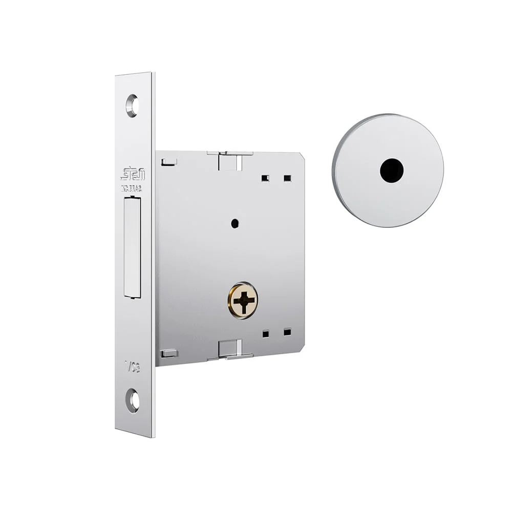 Fechadura Roseta Redonda 1002 Inox 10913 Stam