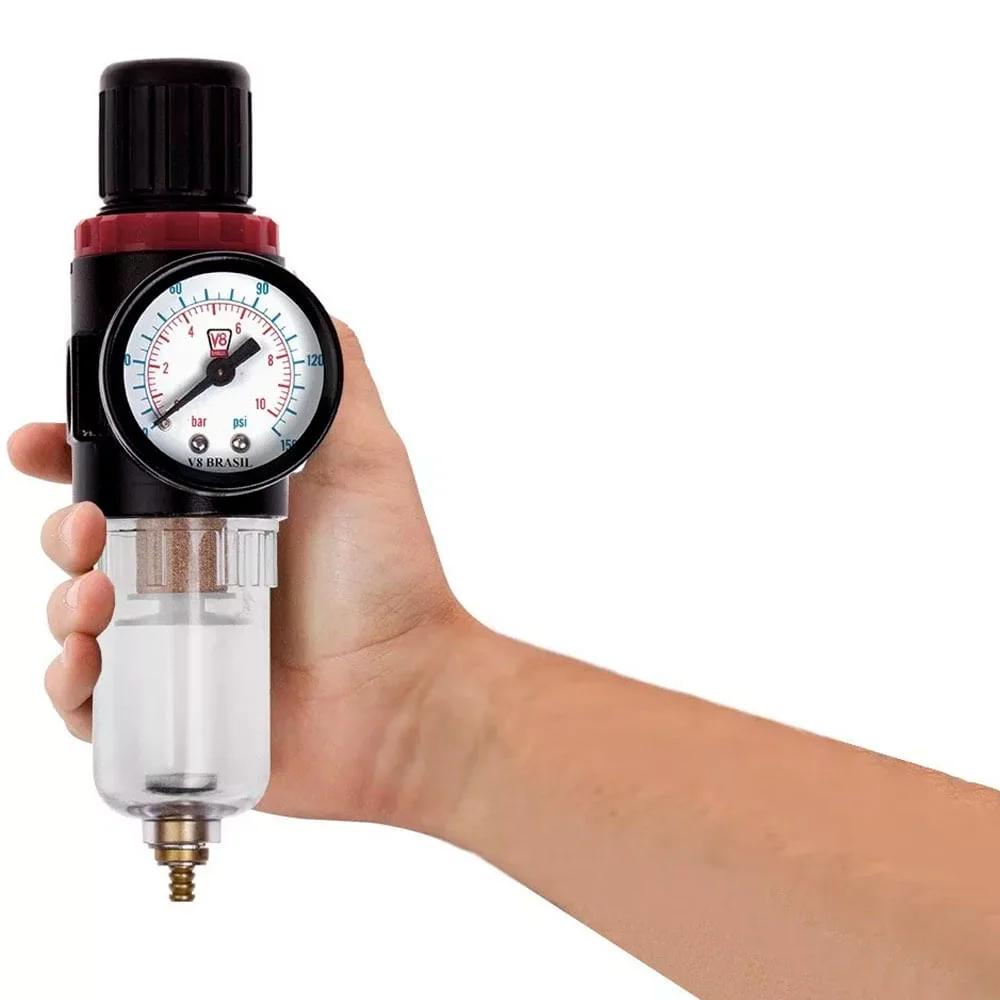 Filtro de Ar para Compressor FA07 1/4 Pol 2431 V8 Brasil