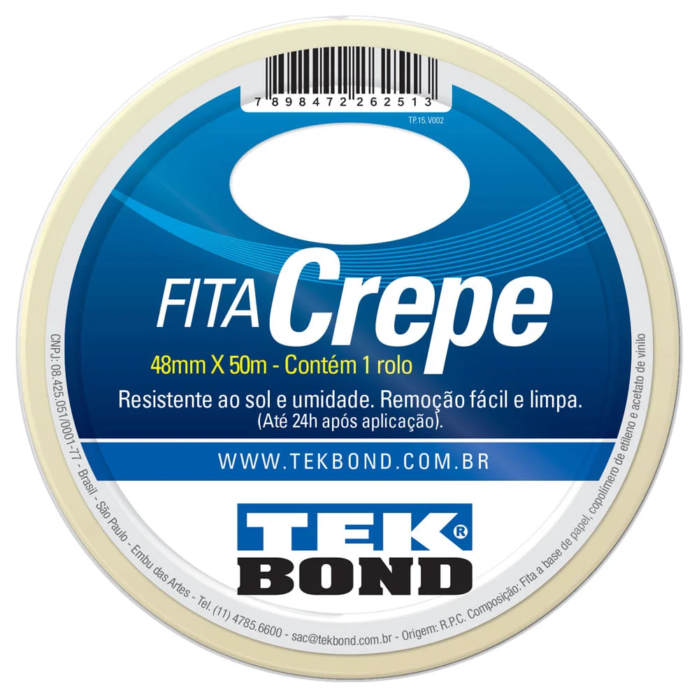 Fita Crepe 48mmx50m Fta2513 Tekbond