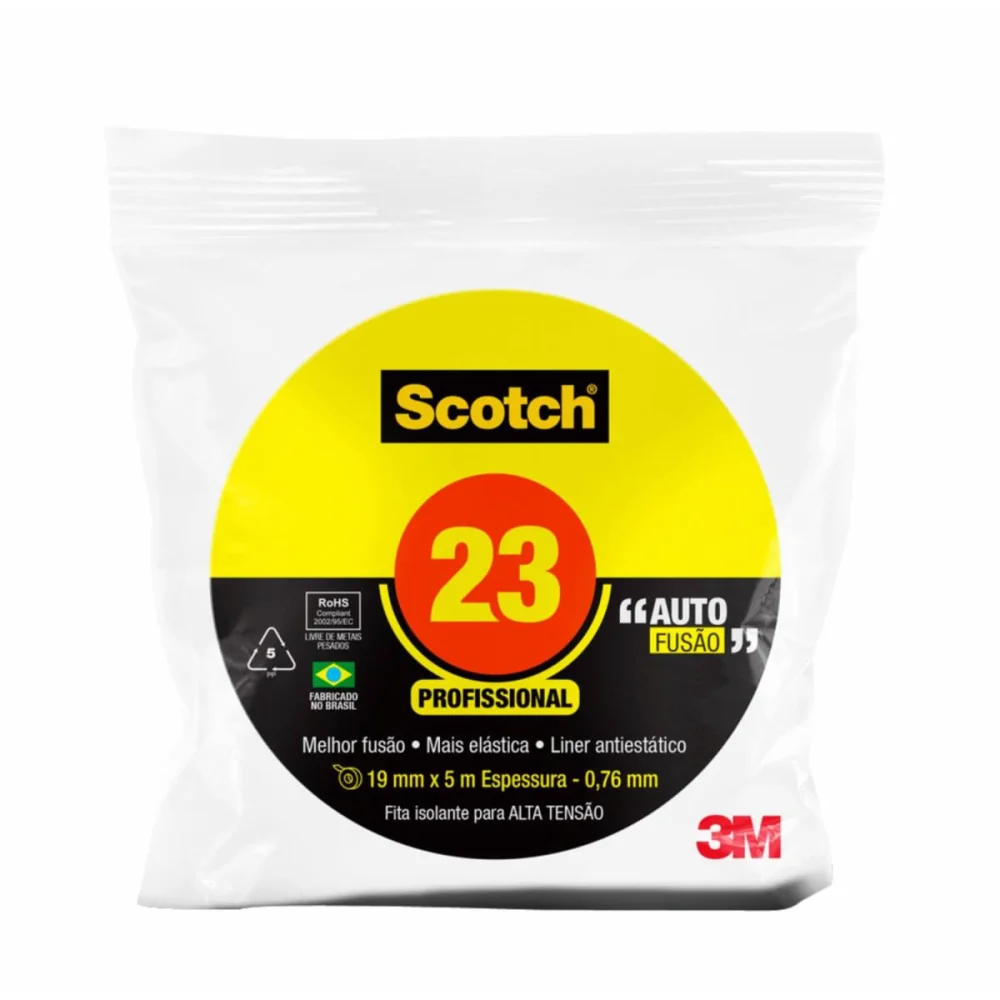 Fita de Autofusão 19x5Metros 23 Scotch 3M