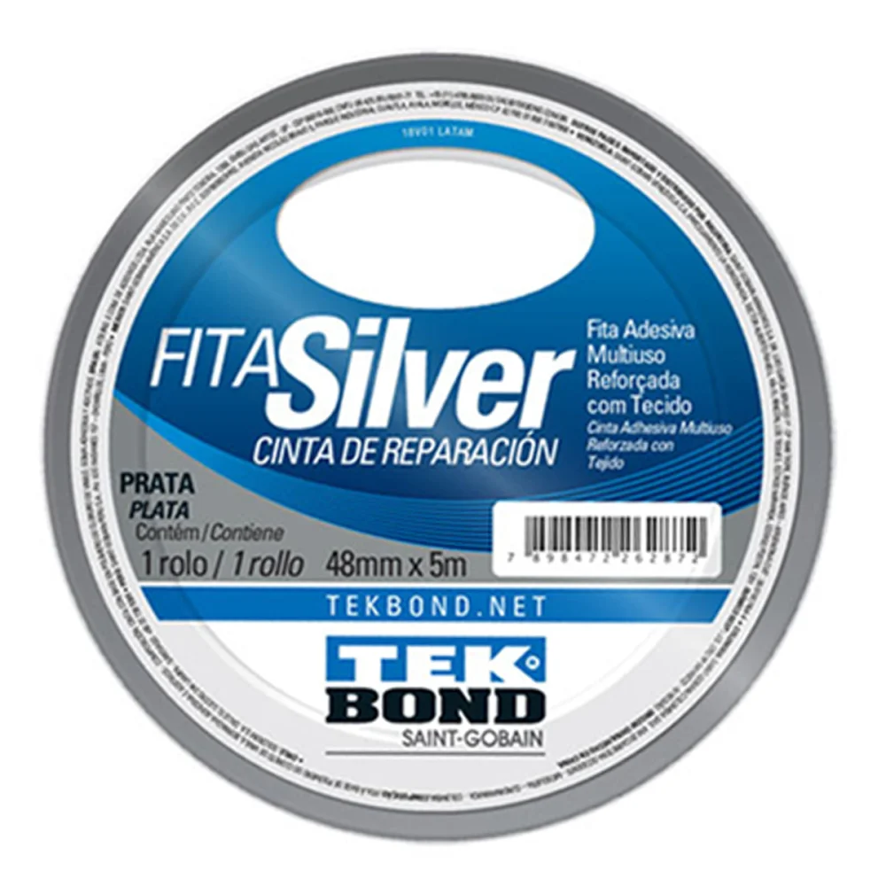 Fita Silver 48mmx5m 21181048000 Tekbond Prata