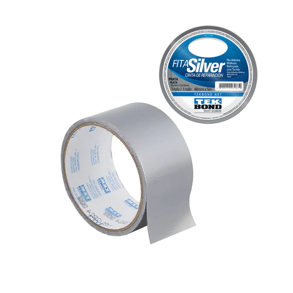 Fita Silver 48mmx5m 21181048000 Tekbond Prata
