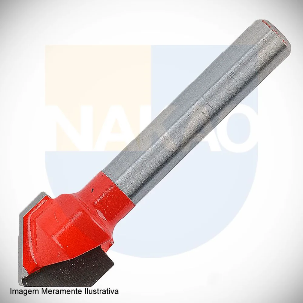 Fresa A6 D12.7 H10 H44.5 Z2 90º F03FR01622 20-10406 Bosch