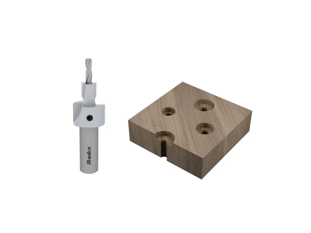 Fresa Escareadora Reto 10x3.5mm para MDF 22B1035.04 Radix