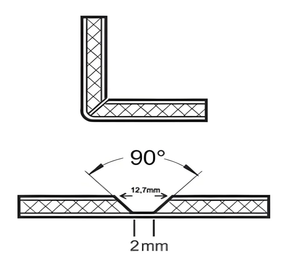 Fresa para ACM Chanfro 7x8mm Haste 6mm 2059075.01 Radix
