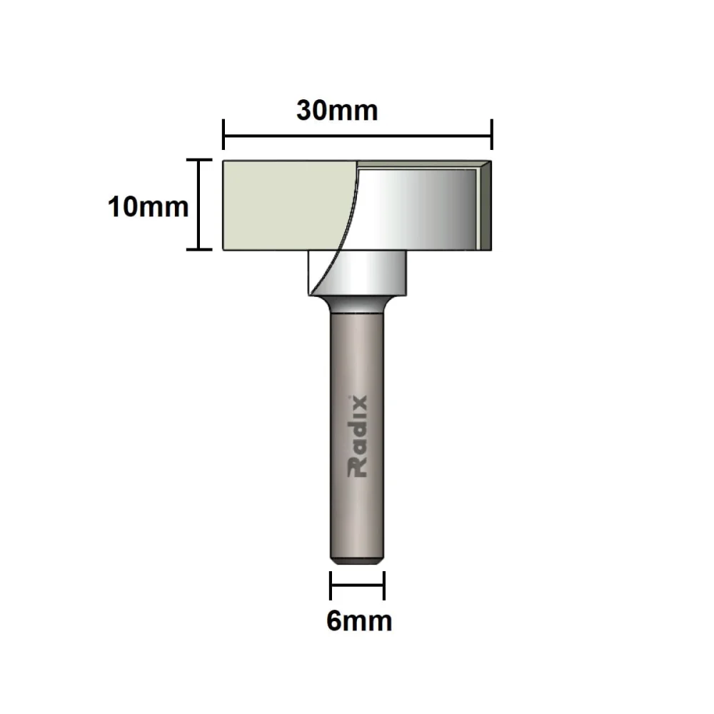 Fresa para Aplainar 30x6mm 2003010.01 Radix