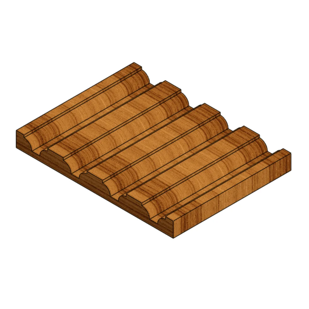 Fresa para Canto Arredondado Raio 5mm 19R5.00.01 Radix