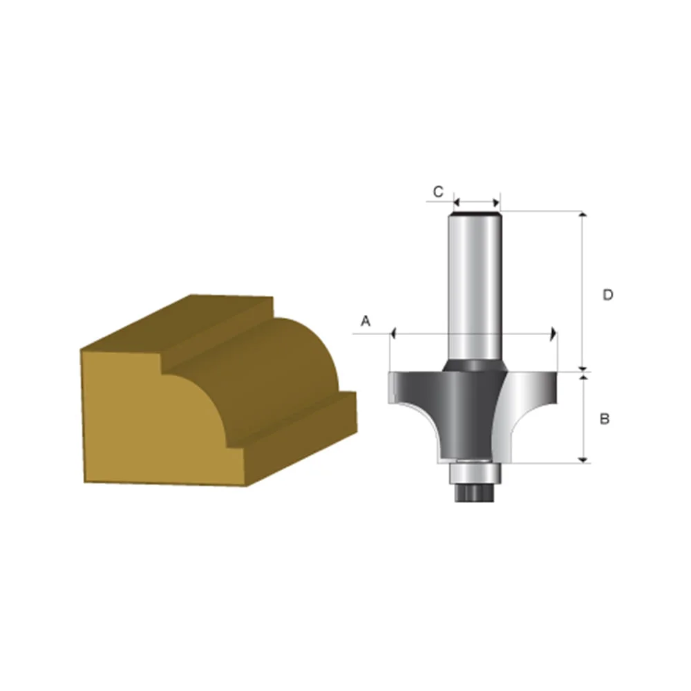 Fresa para Moldura com Rolamento HT 3/16 Pol D-02319 Makita